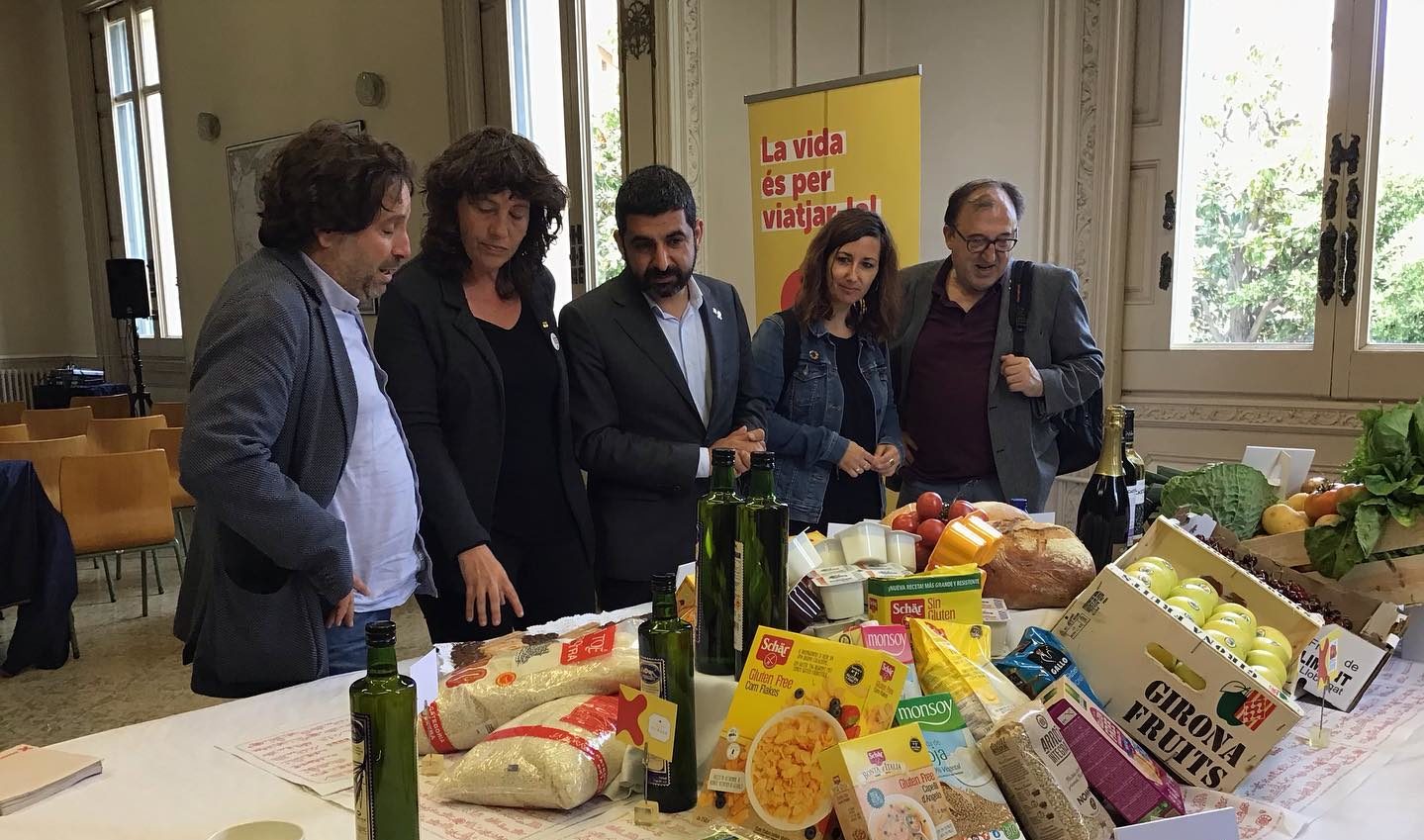 Jordà i El Homrani a la presentació dels nous models de Xanascat