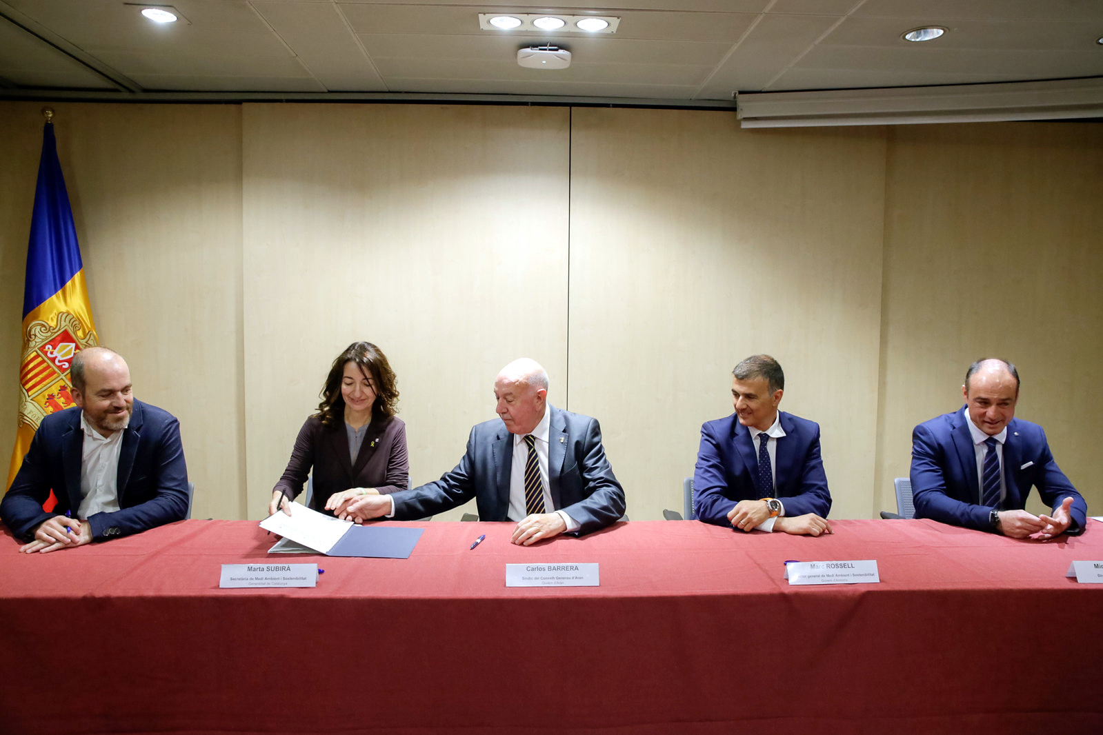 Signatura del conveni de col·laboració transfronterera en matèria de caça | ACN