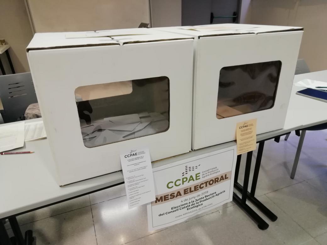 Urnes de la CCPAE