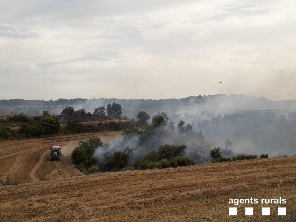 L'incendi enter Nalec i Rocafort ha cremat una trentena d'hectàrees | Bombers