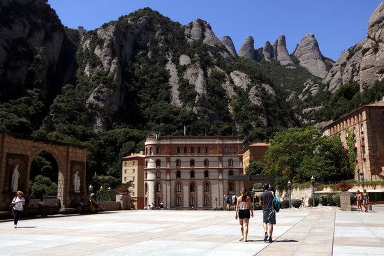 Plaça principal del monestir | ACN