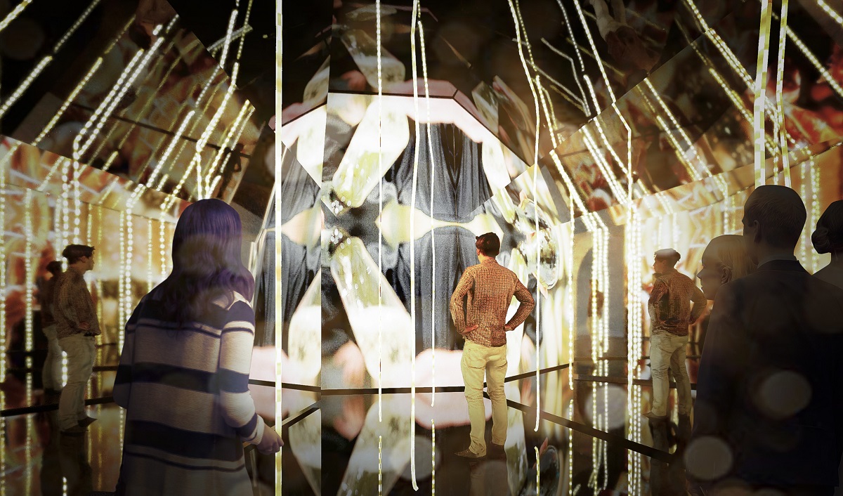 Simulació de com serà l'accés al nou CavaCentre, la transformació del Centre d'Interpretació del Cava. Imatge publicada el 29 de maig del 2021. (Horitzontal)